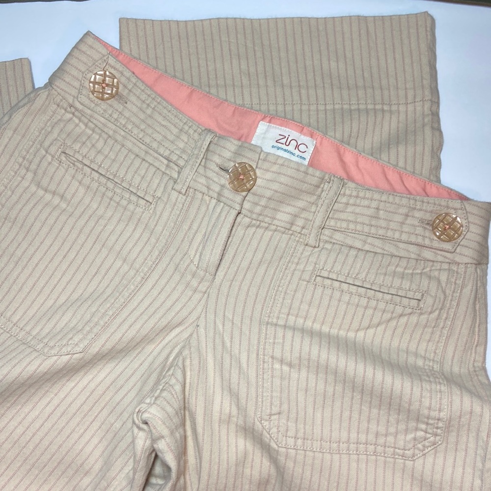 Zinc wide leg Capri pants